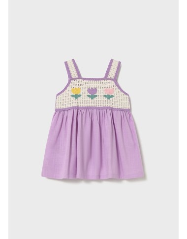 Crochet combined dress