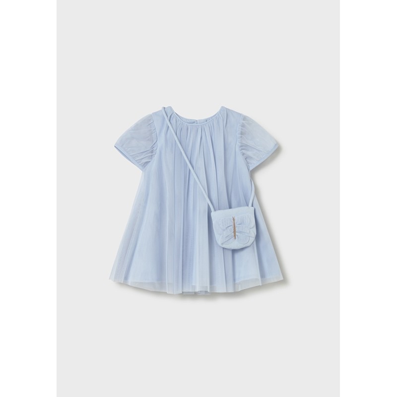 Abito tulle con borsetta Abito e Tute