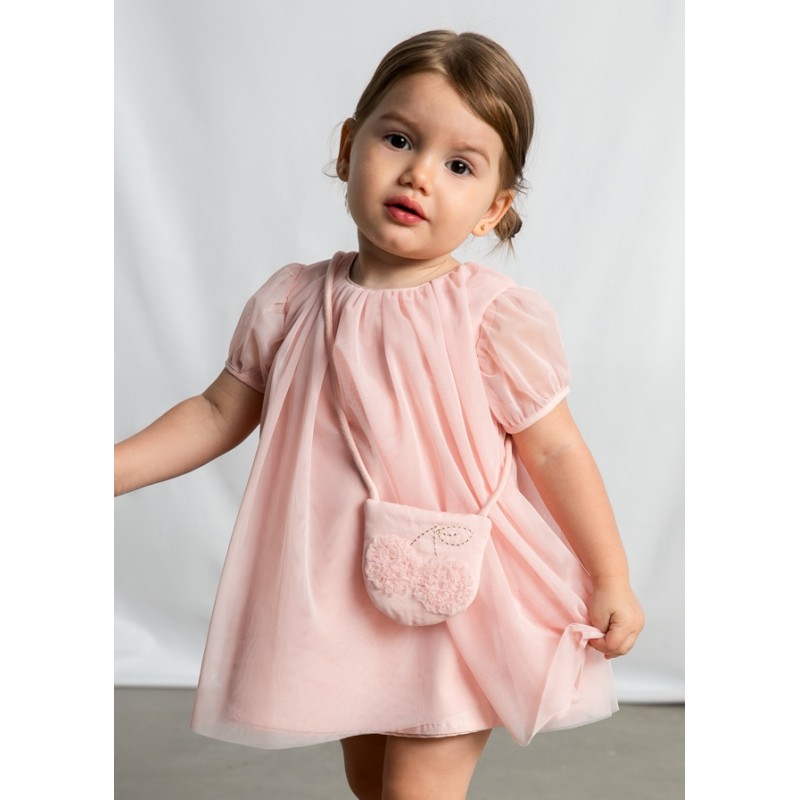 Abito tulle con borsetta Abito e Tute