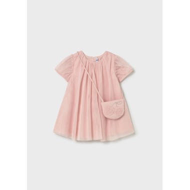 Abito tulle con borsetta Abito e Tute