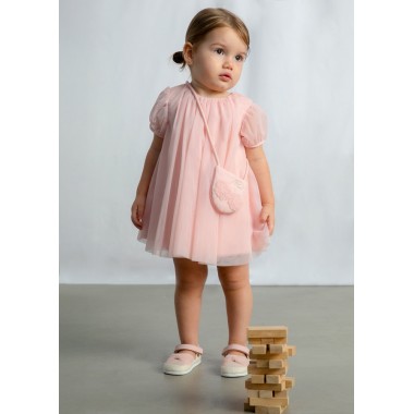 Abito tulle con borsetta Abito e Tute