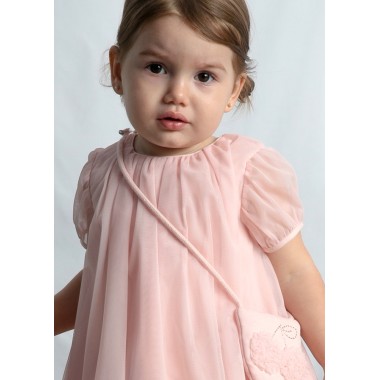 Abito tulle con borsetta Abito e Tute