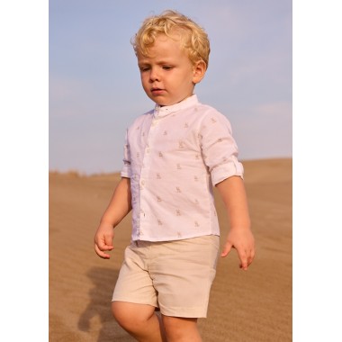 Bermuda misto lino Bermuda e Salopette