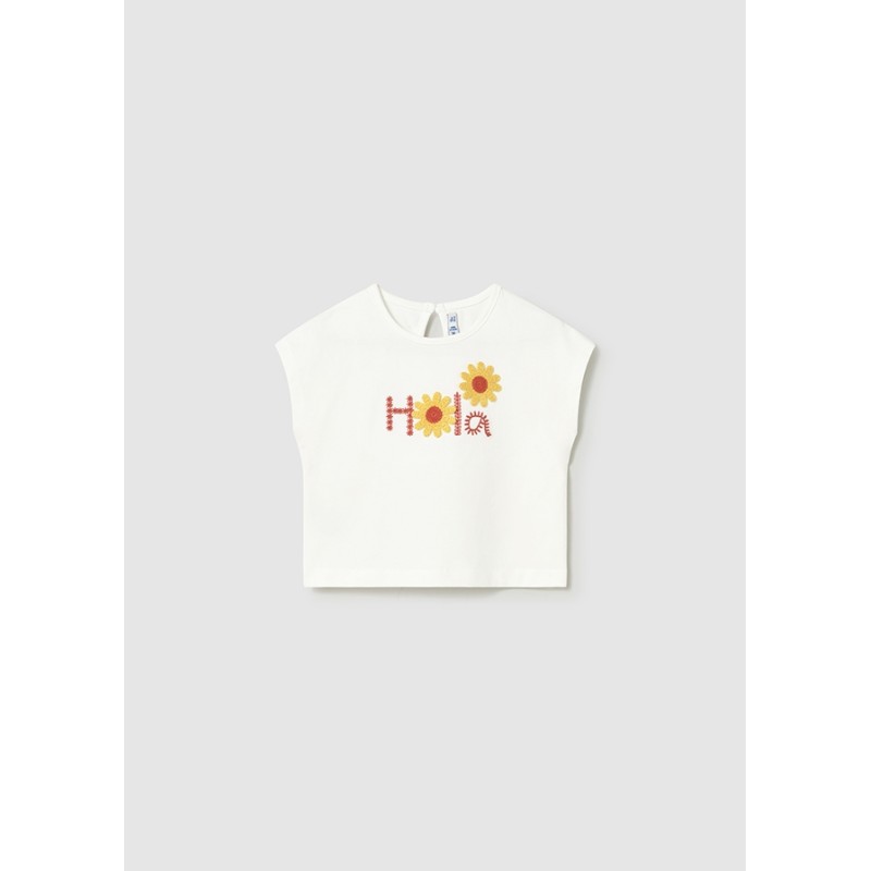 Shirt applicazioni crochet  T-Shirt e Salopette