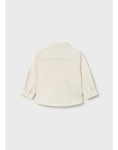 Linen mixed lines shirt