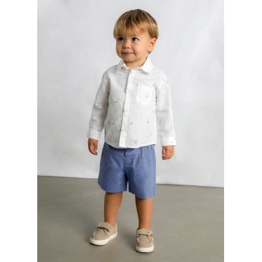 Camicia barche misto lino              T-Shirt e Camicia