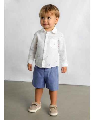 Camicia barche misto lino              T-Shirt e Camicia