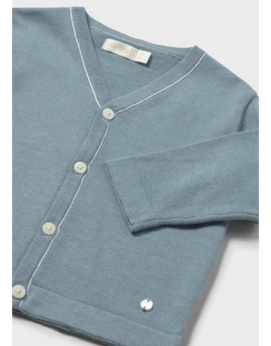 V-neck tricot cardigan V