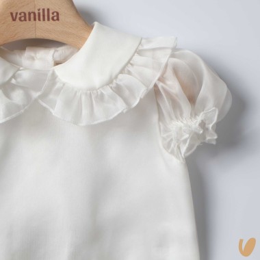 Camicia seta e culotte fiocco Completo e Pagliaccetto