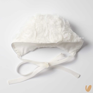 Cuffietta fiori 3D Cappello e Guanti