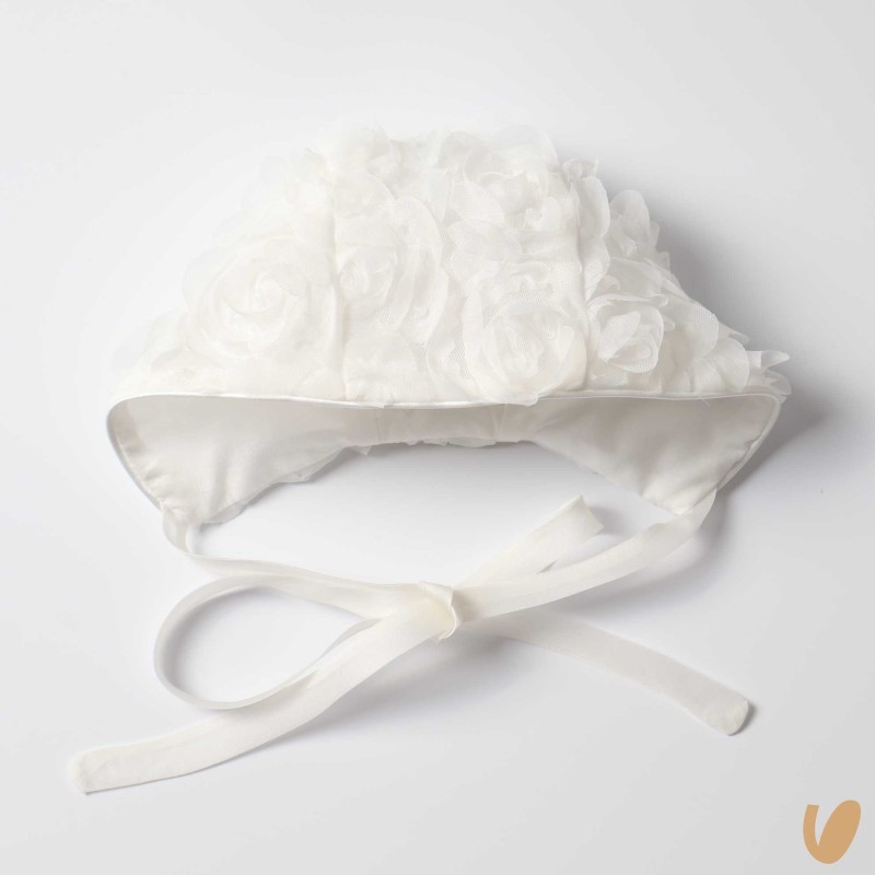 Cuffietta fiori 3D Cappello e Guanti