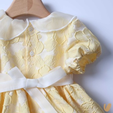 Abito Damascato collo volant Abito e Tute