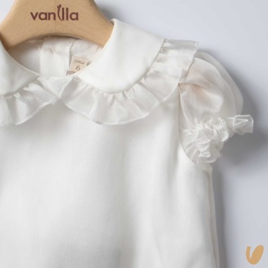 Camicia seta e culotte fiocco Completo e Pagliaccetto