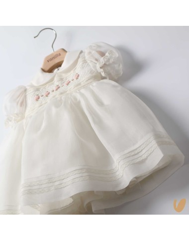 Dress in silk dot dot organza