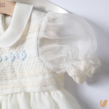 Completo battesimo in seta Battesimo