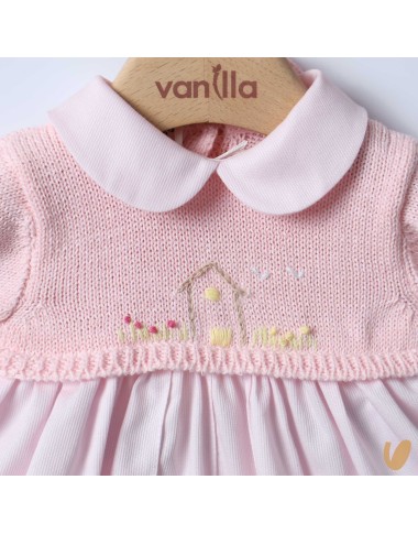 Complete birth in wire and cotton piquè