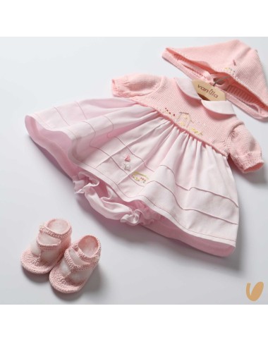 Complete birth in wire and cotton piquè