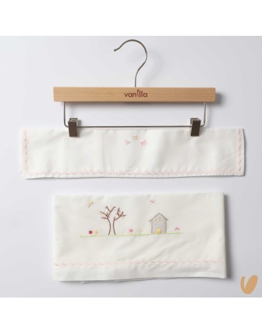 Hand embroidered sheet