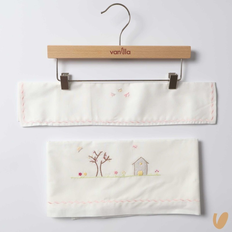 Lenzuolo ricamato a mano Coperte e Lenzuola