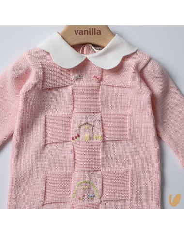 Completo nascita in filo ricamato Set Nascita e Uscita Clinica