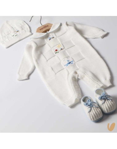 Complete Birth in hand embroidered