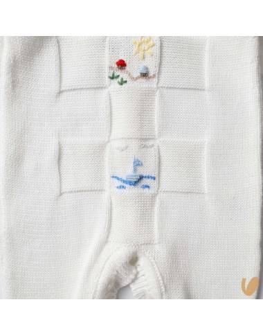 Complete Birth in hand embroidered