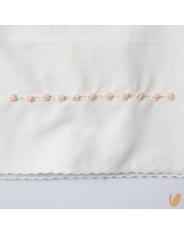 Hand embroidered sheet