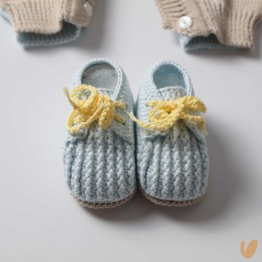 Completo nascita in filo Trenino Set Nascita e Uscita Clinica