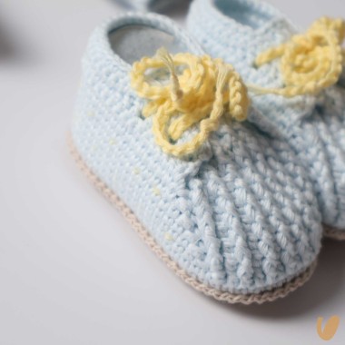 Completo nascita in filo Trenino Set Nascita e Uscita Clinica