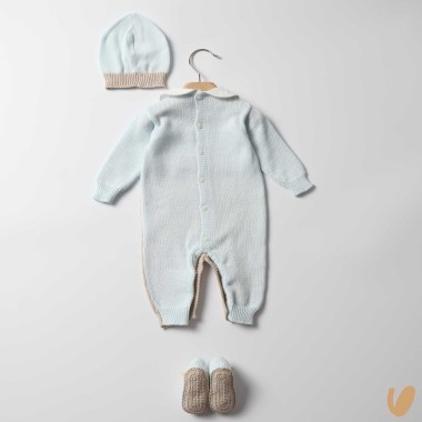 Completo nascita in filo Trenino Set Nascita e Uscita Clinica