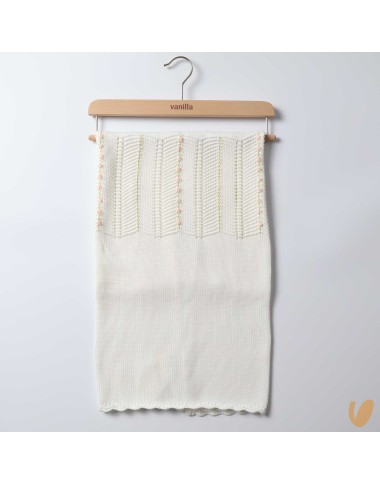 Roseline embroidery cotton blanket