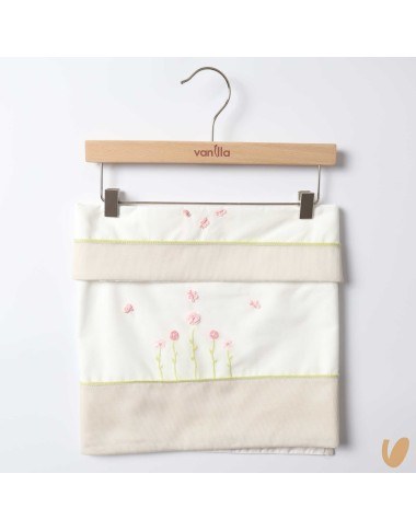 Hand embroidered sheet