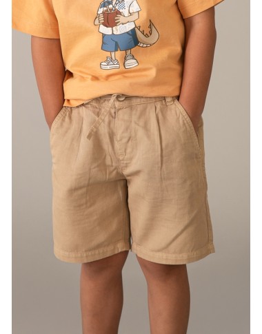 Relaxed Linen Mixed Bermuda