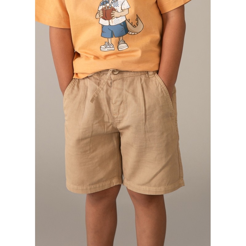 Bermuda misto lino relaxed          jeans e Bermuda