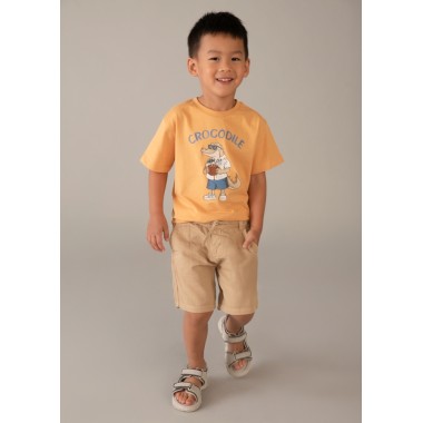 Bermuda misto lino relaxed          jeans e Bermuda