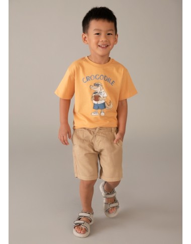 Bermuda misto lino relaxed          jeans e Bermuda