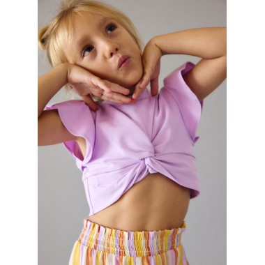 Completo blusa e short righe Completo