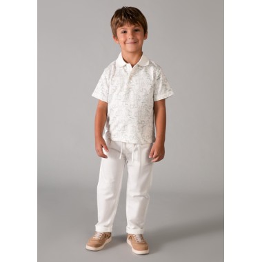 Pantalone misto lino relaxed        Pantaloni