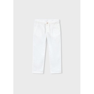 Pantalone misto lino relaxed        Pantaloni