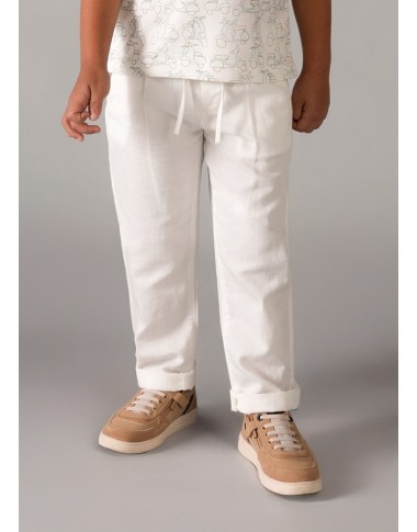 Pantalone misto lino relaxed        Pantaloni