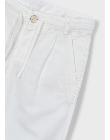 Relaxed linen mixed trousers