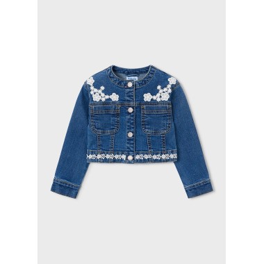 Giacca di jeans guipur           Giacca e Giubbino