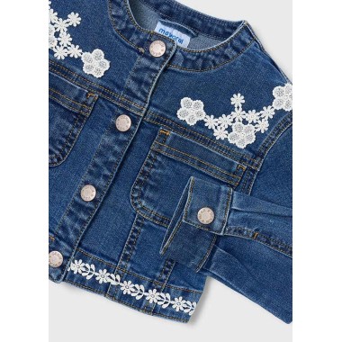 Giacca di jeans guipur           Giacca e Giubbino