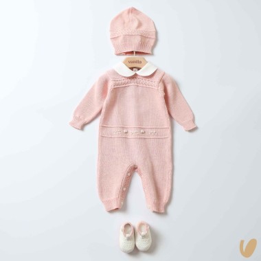 Completo nascita in filo di cotone Set Nascita e Uscita Clinica