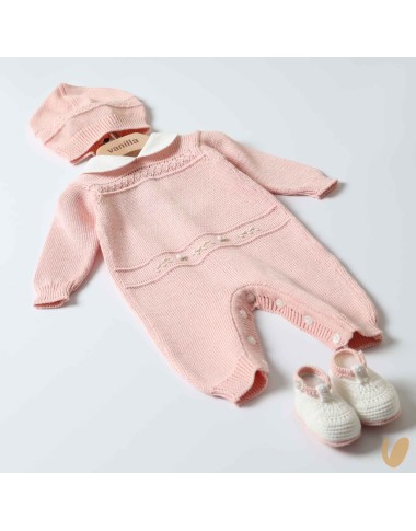 Completo nascita in filo di cotone Set Nascita e Uscita Clinica