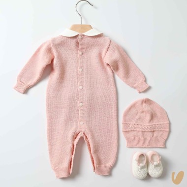 Completo nascita in filo di cotone Set Nascita e Uscita Clinica