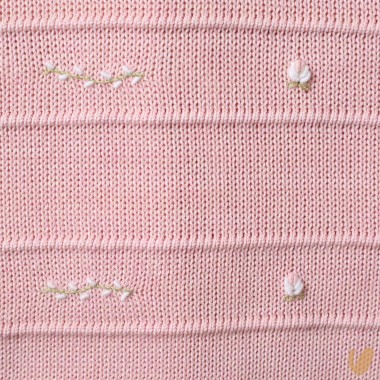 Coperta in filo di cotone ricamata Coperte e Lenzuola