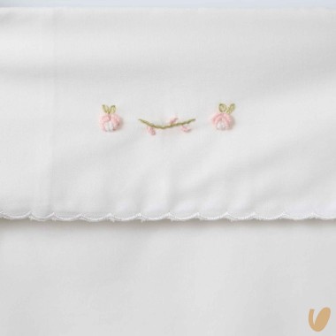 Lenzuolo ricamato a mano Coperte e Lenzuola