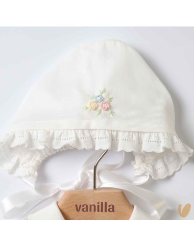 Completo nascita in piquè roselline Set Nascita e Uscita Clinica