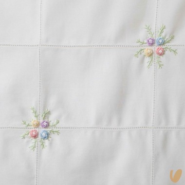 Coperta in piquè roselline Coperte e Lenzuola